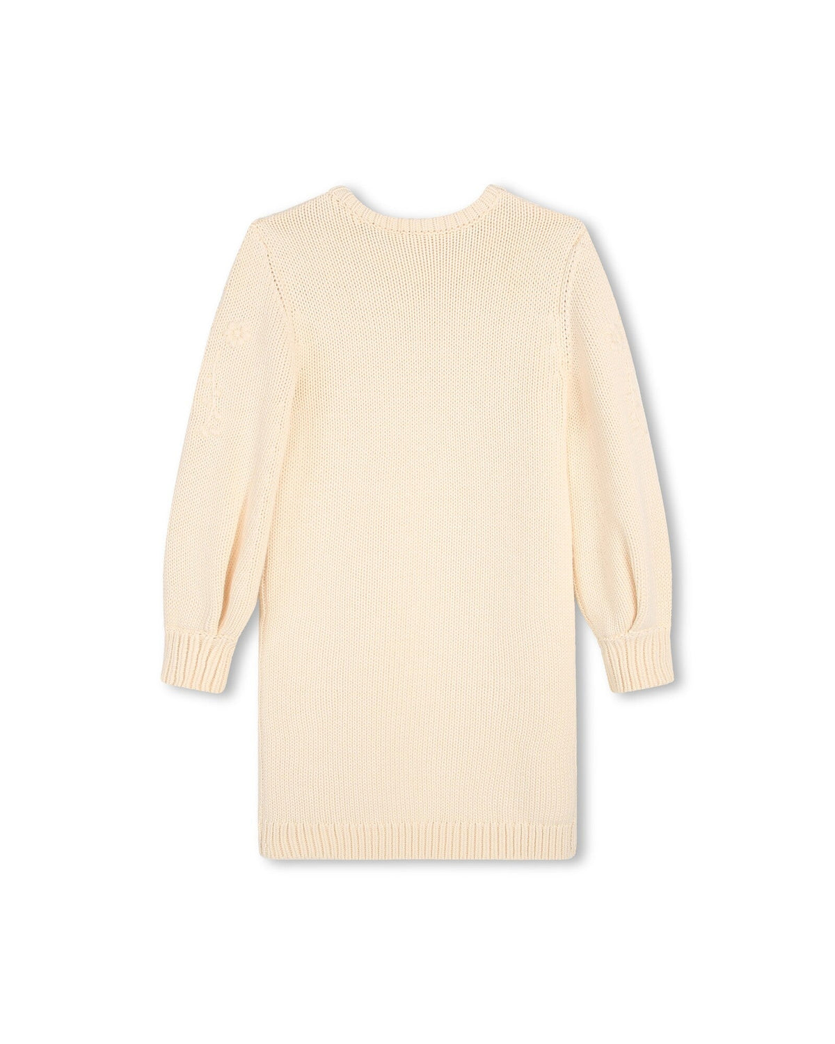 Robe en tricot en coton - Craie