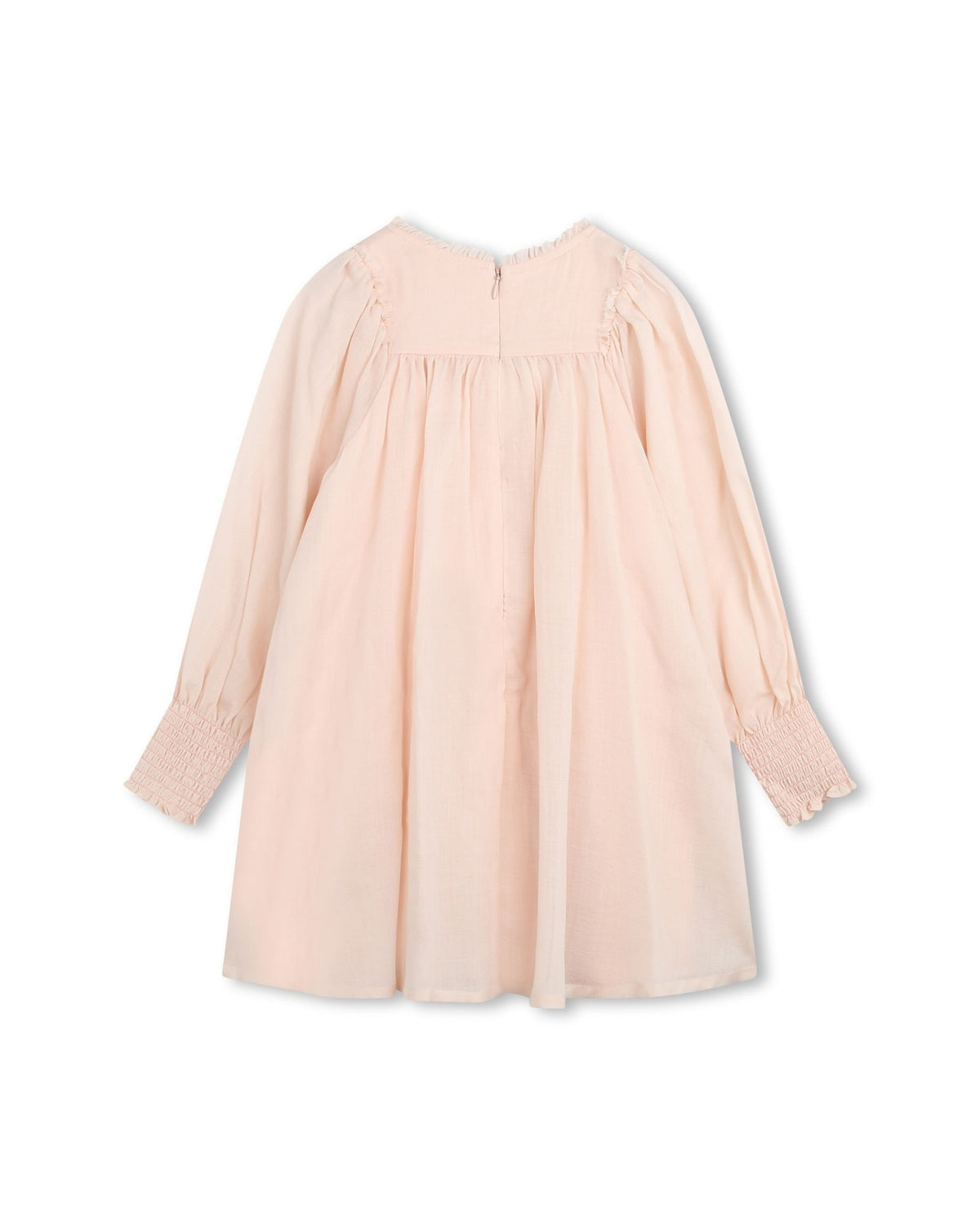 Robe de cérémonie en laine - Bois de Rose