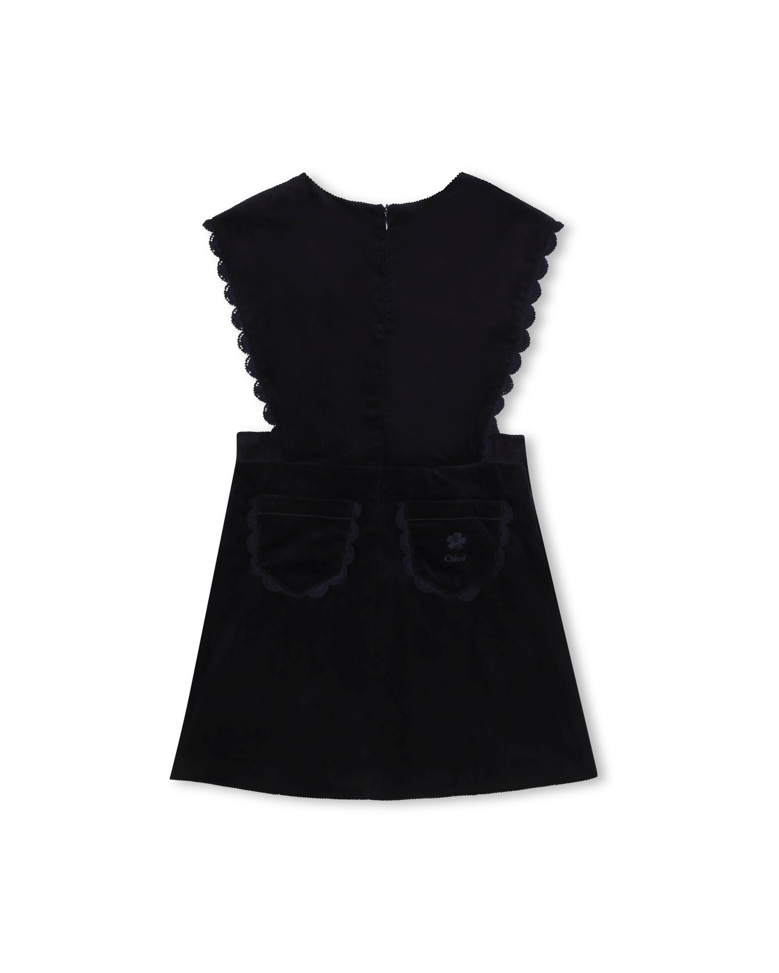 Robe sans manches en coton - Bleu Amiral