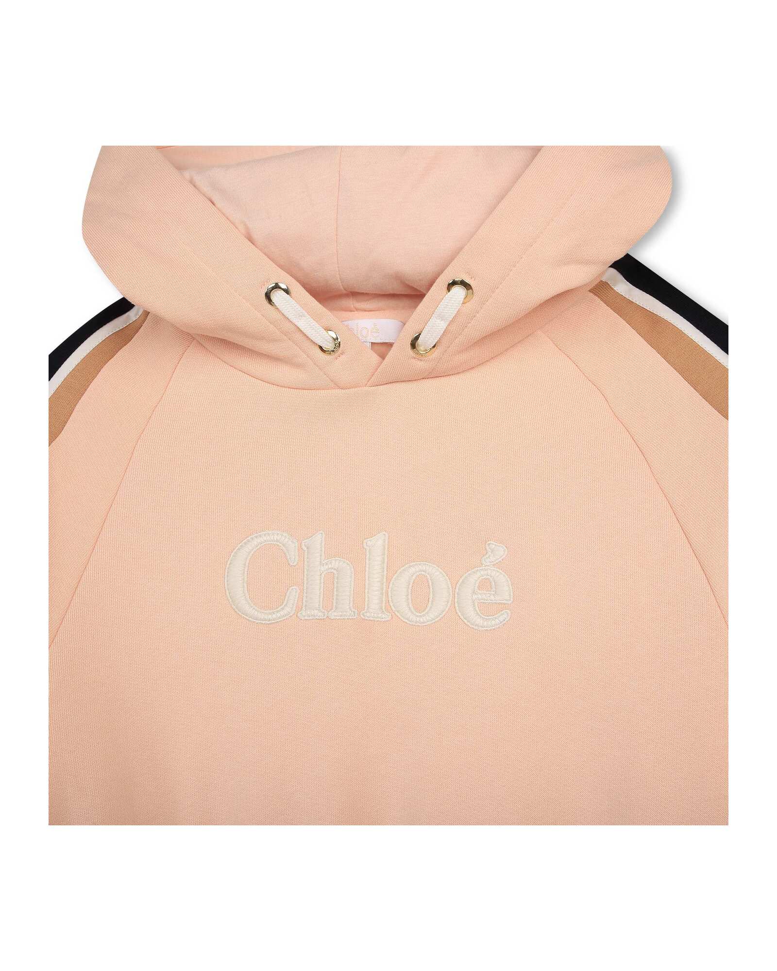 Cotton hooded dress - Bois de Rose