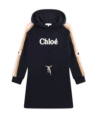 Robe à capuche en coton - Bleu amiral