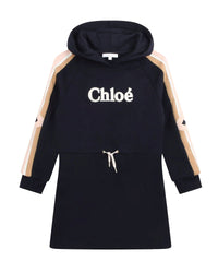 Robe à capuche en coton - Bleu Amiral
