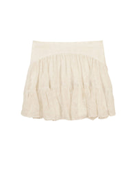 Jupe en crépon de soie - Offwhite