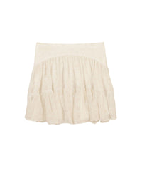 Jupe en crépon de soie - Offwhite