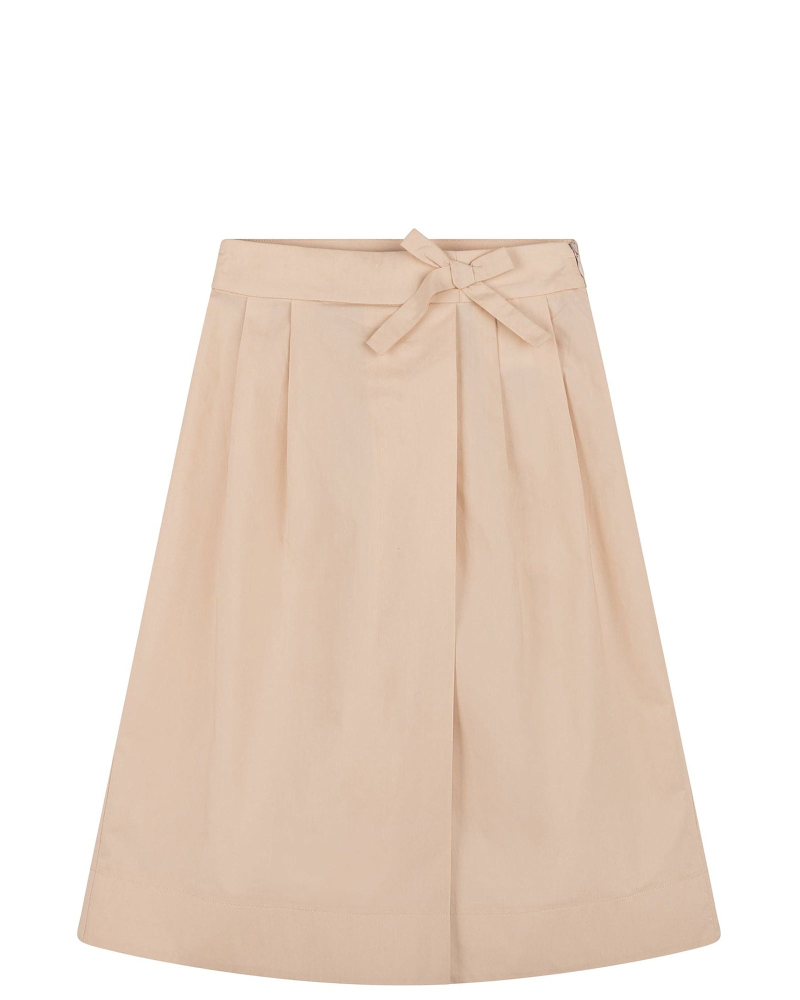 Jupe culotte façon portefeuille - Beige Clair