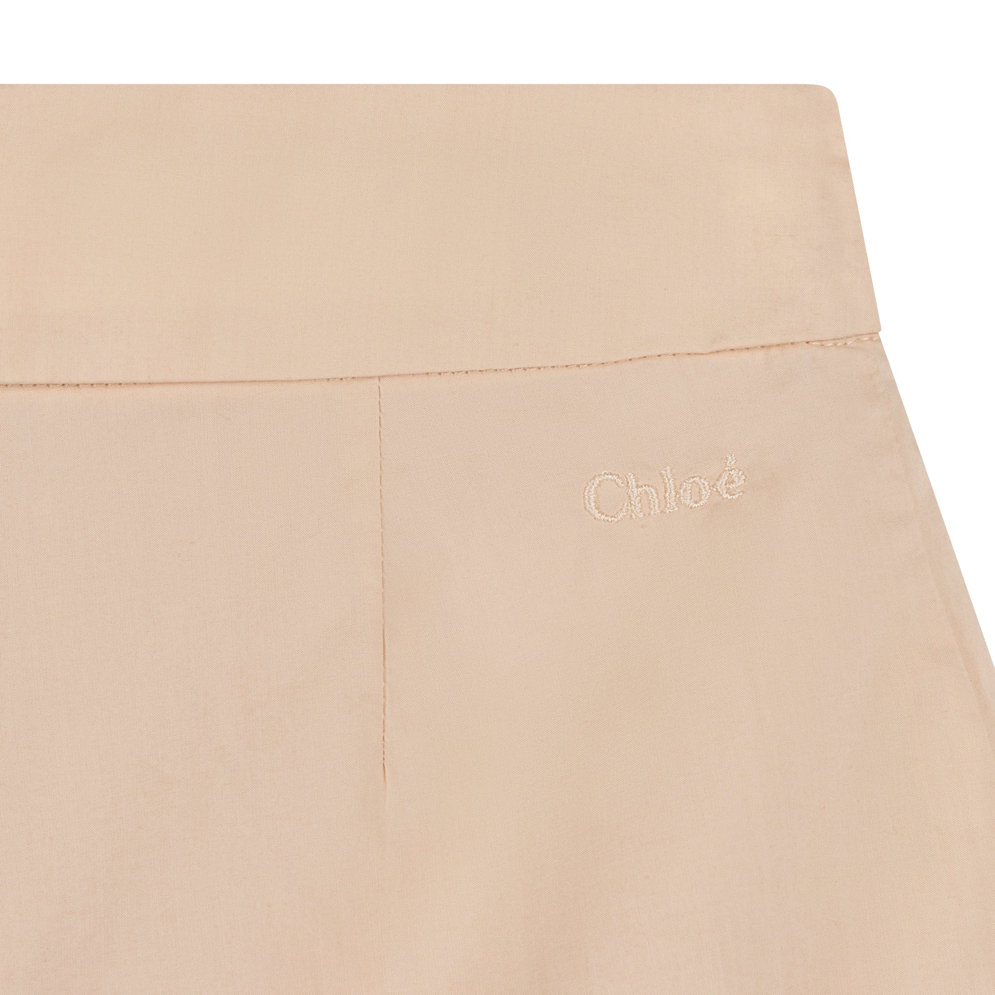 Jupe culotte façon portefeuille - Beige Clair