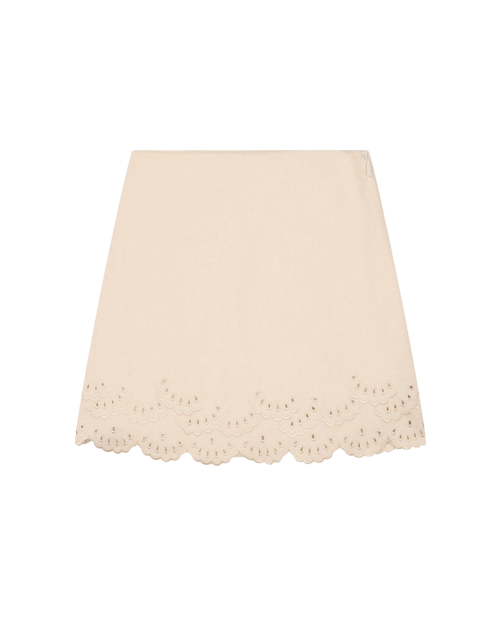 Wool skirt - Craie