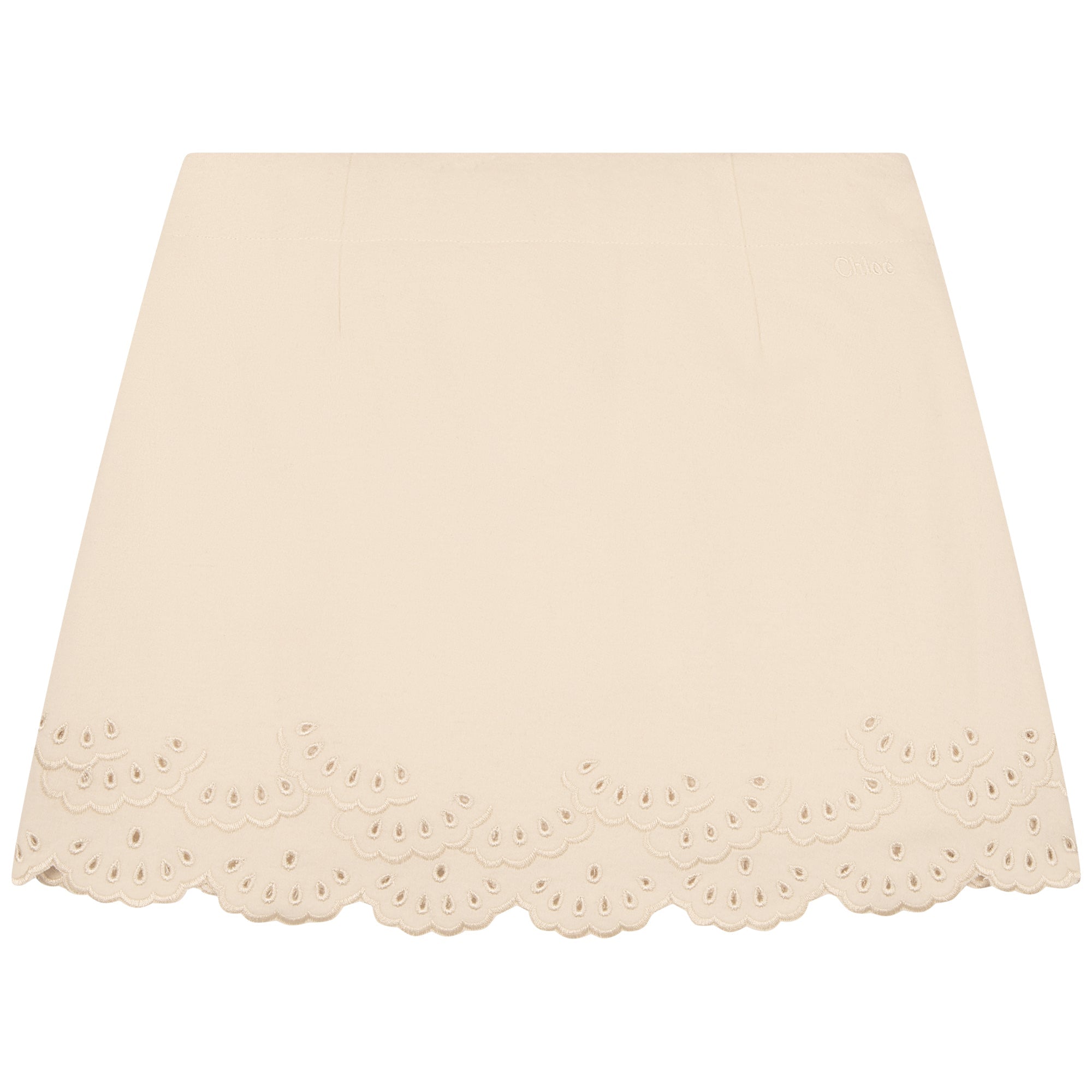 Wool skirt - Craie