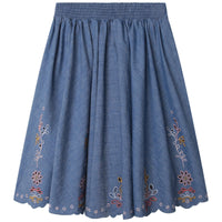 Jupe en chambray - Chambray