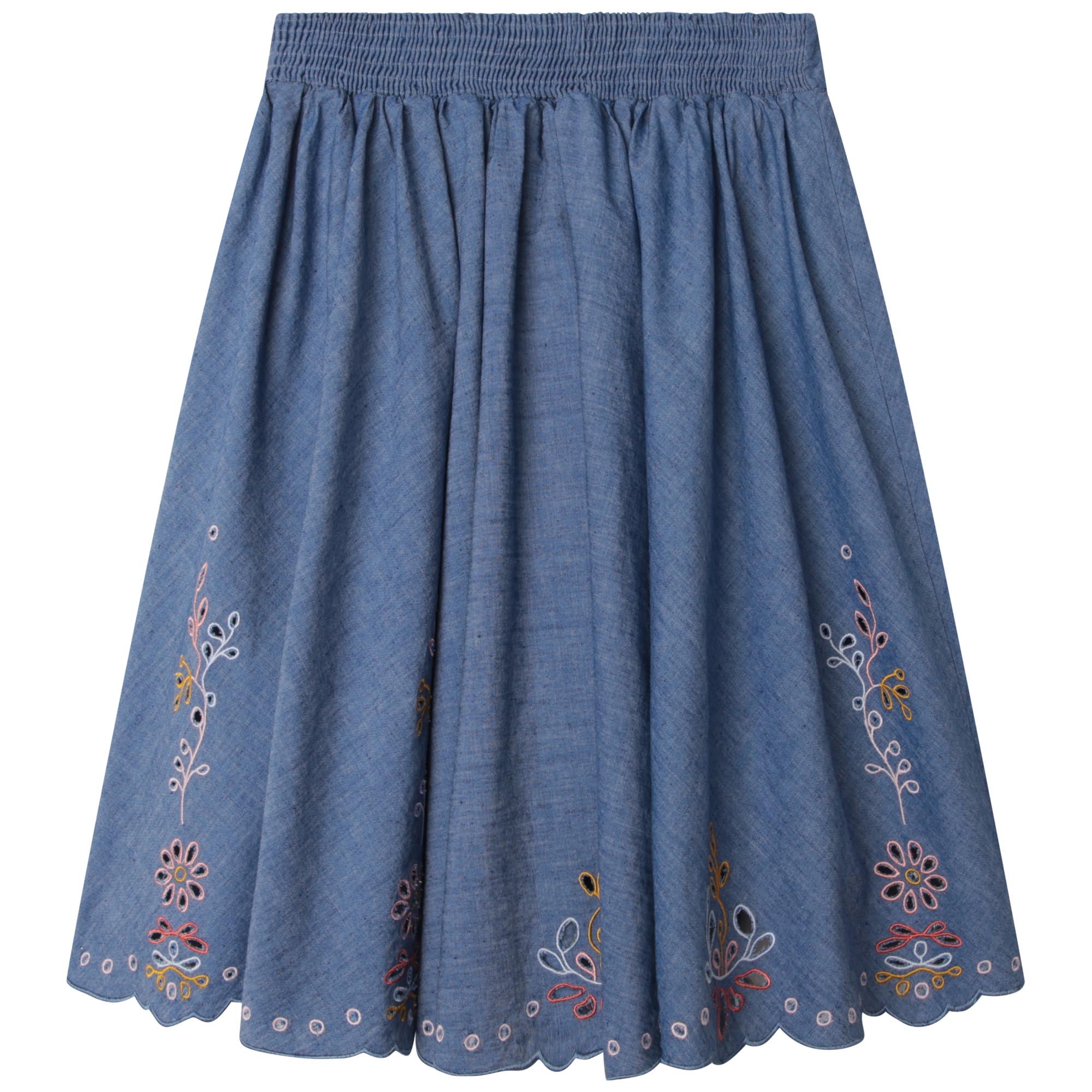 Jupe en chambray - Chambray