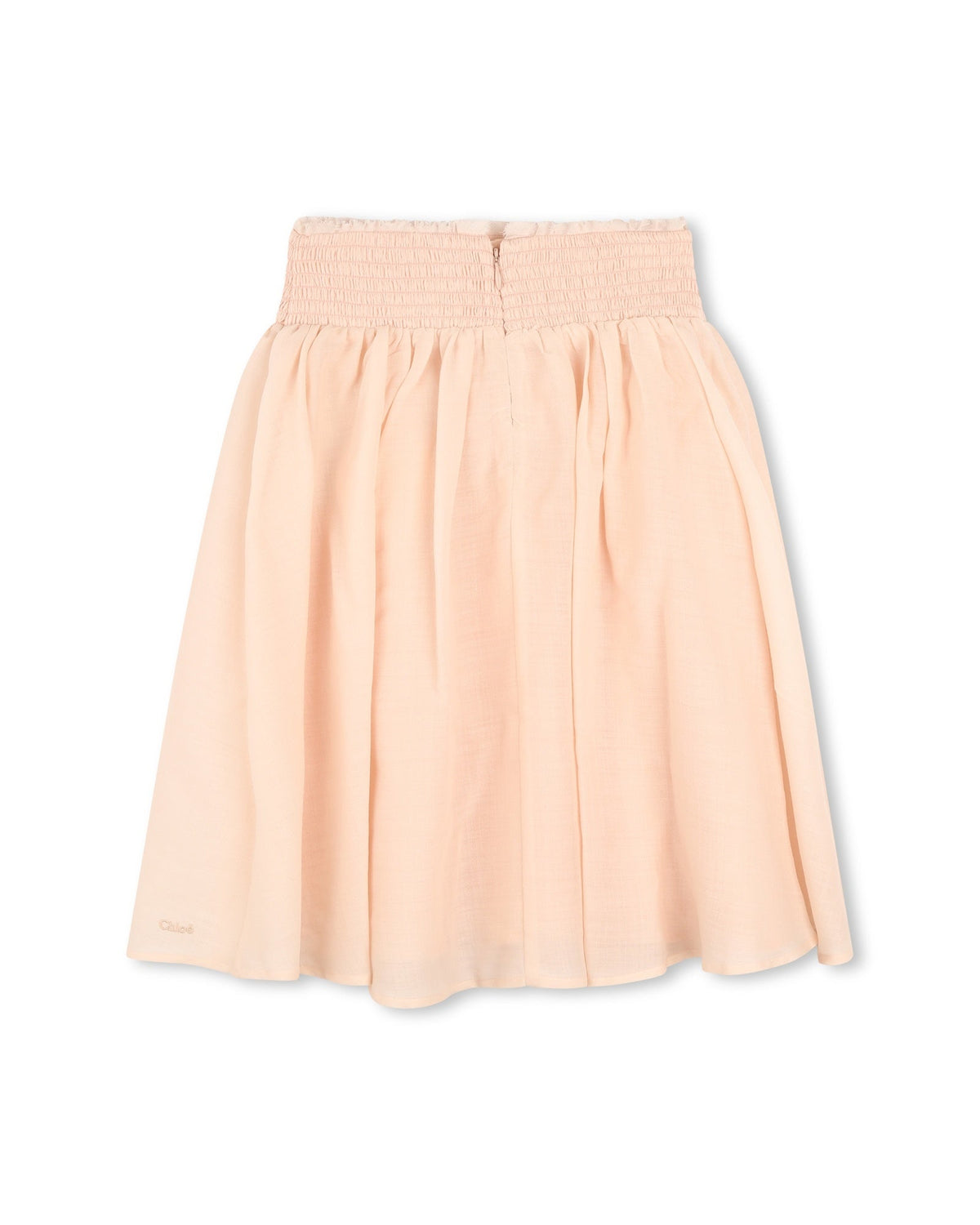 Jupe mi-longue en laine - Bois de Rose
