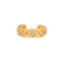 Gold and pearl Gipsy sleeve - White