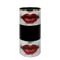 Kiss umbrella stand - Red