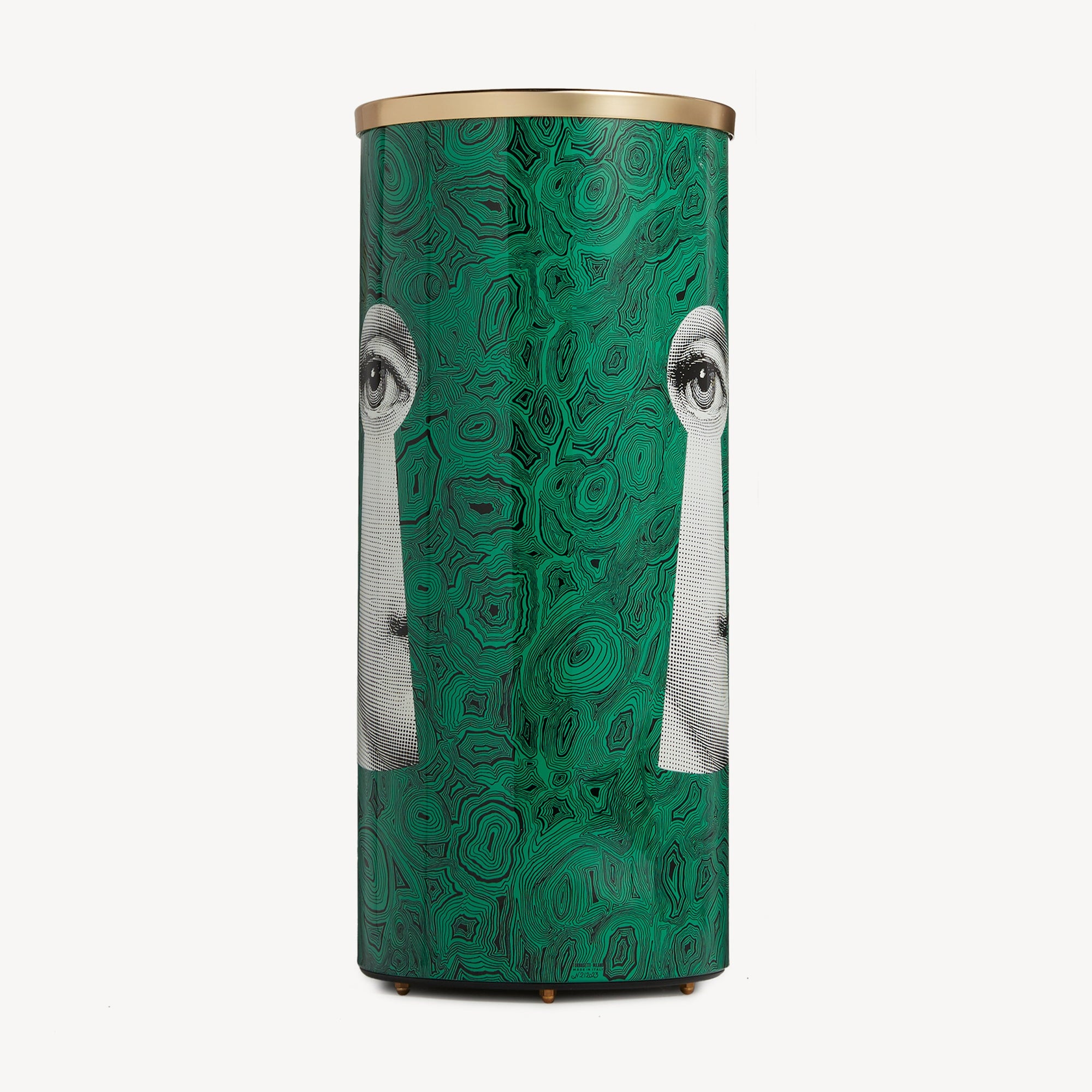 Umbrella stand Serratura su malachite - Green