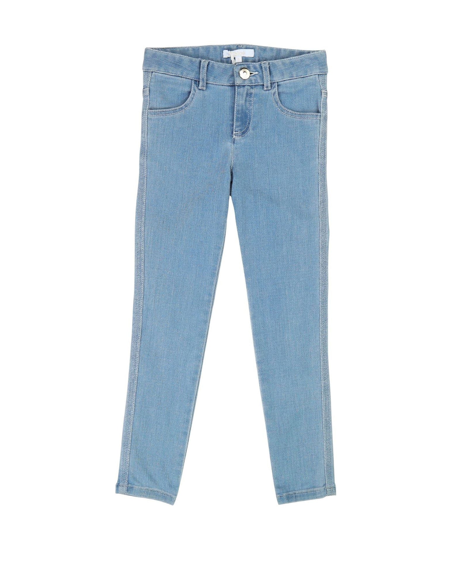 Pantalon taille haute en denim - Denim Blue
