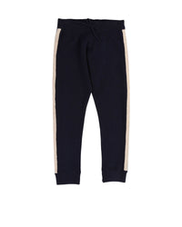 Trousers with elasticated waistband - Cargo Blue