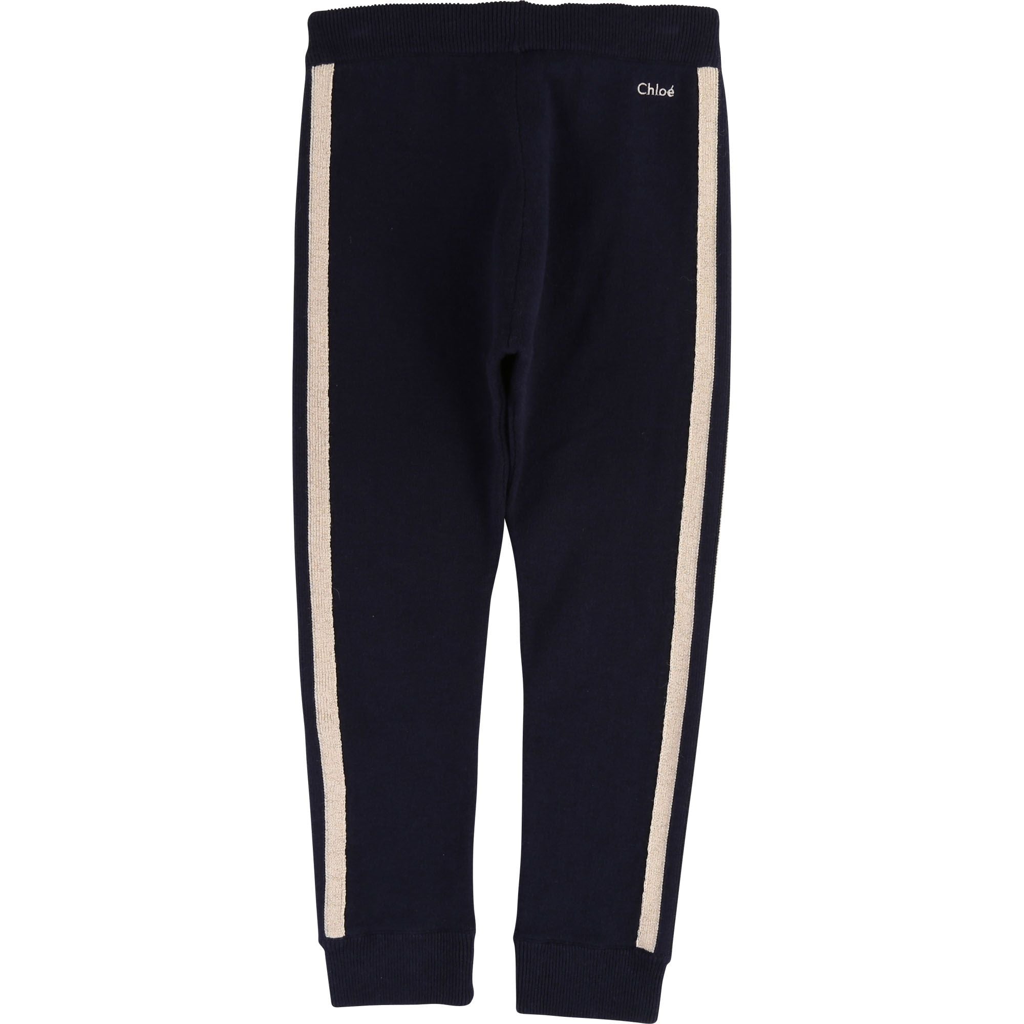 Trousers with elasticated waistband - Cargo Blue