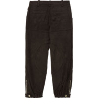 Pantalon jodhpur en satin aspect velours - Roseau