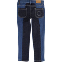 Pantalon en denim bi-colore - Denim Blue