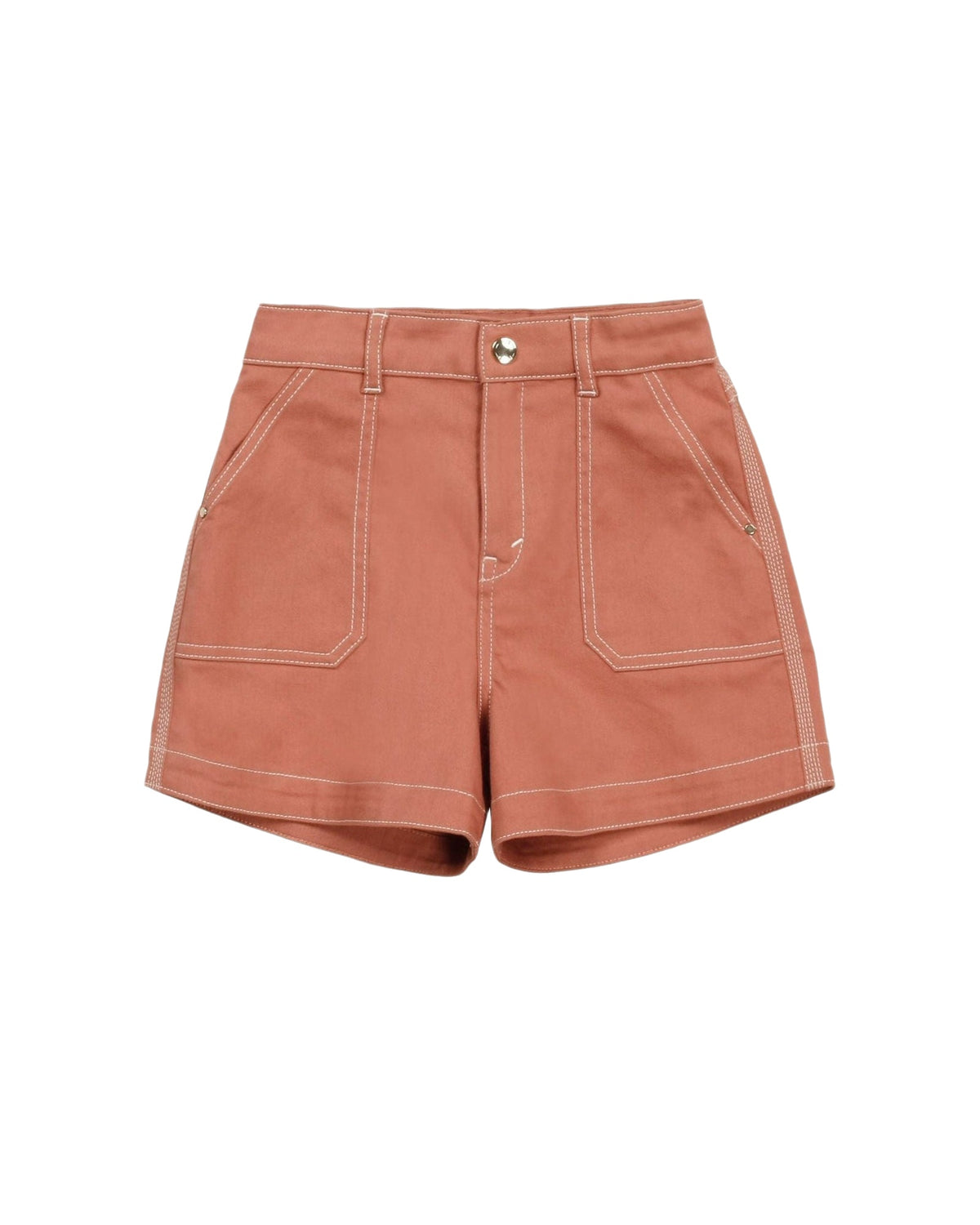 Short en drill coloré - Rusty