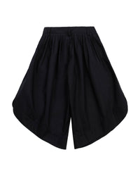 Pantalon en popeline forme tulipe - Bleu amiral