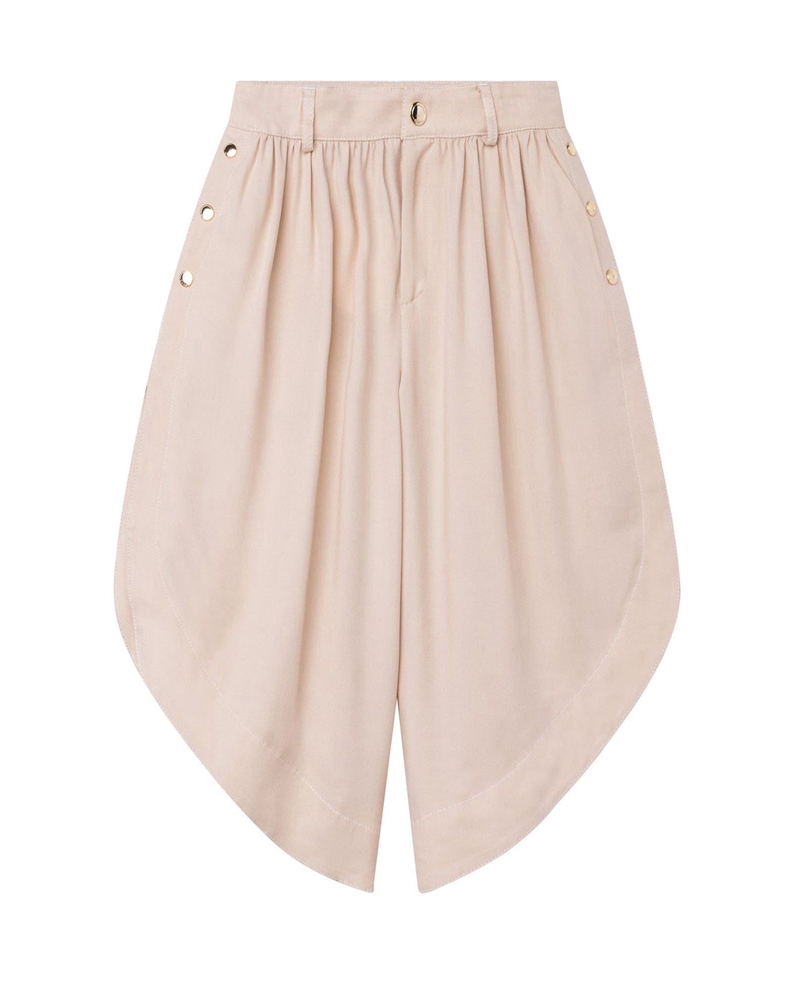 Pantalon à broderies - Beige Clair