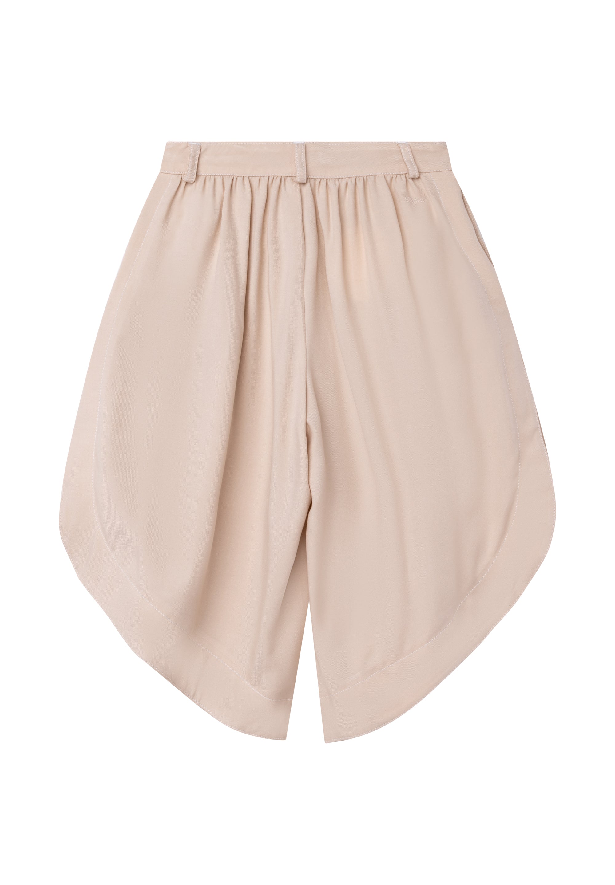 Pantalon à broderies - Beige Clair