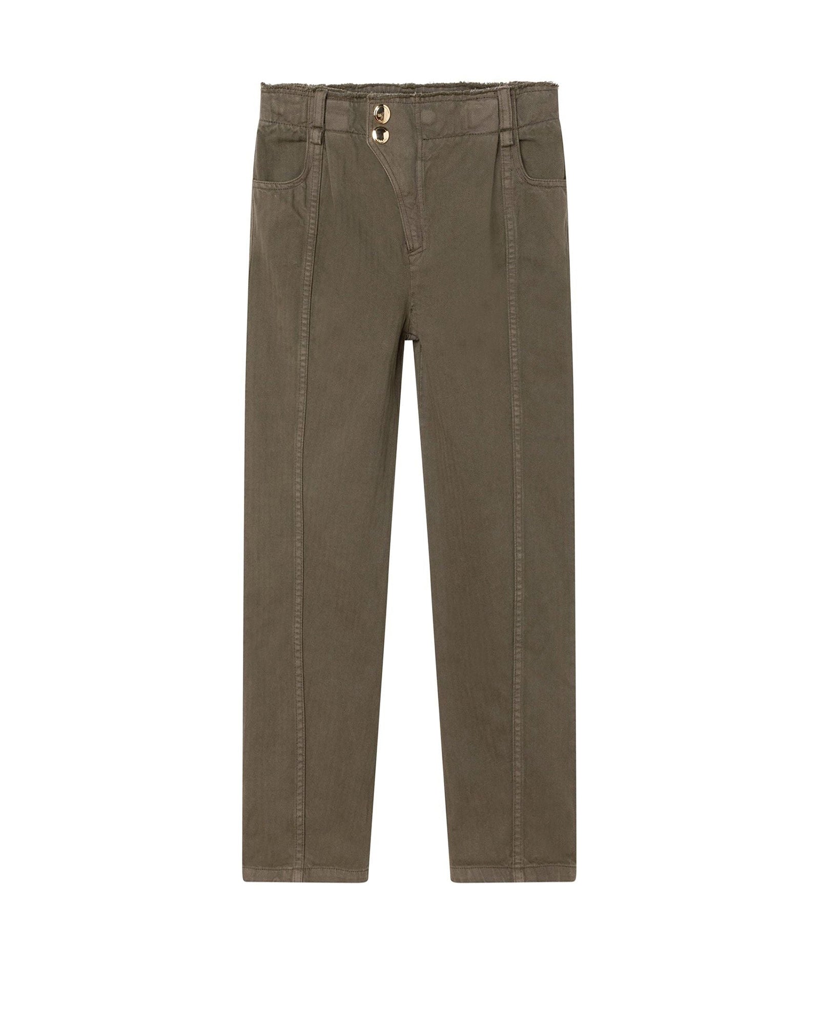 Herringbone trousers - Steppe