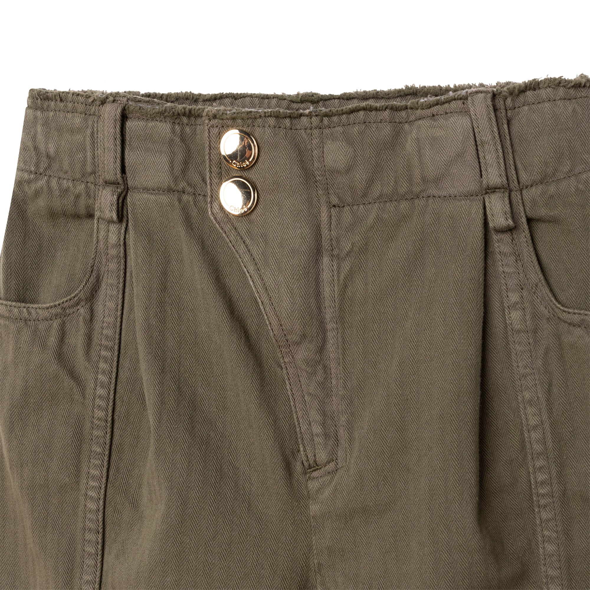 Herringbone trousers - Steppe