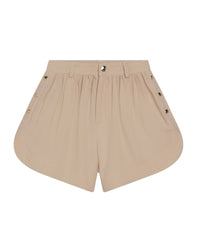 Short à broderies - Beige Clair