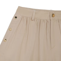 Short à broderies - Beige Clair