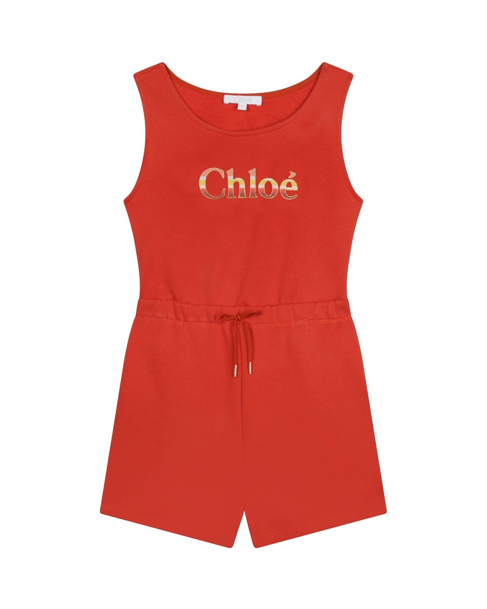 Combi-short en molleton - Paprika