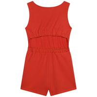 Combi-short en molleton - Paprika