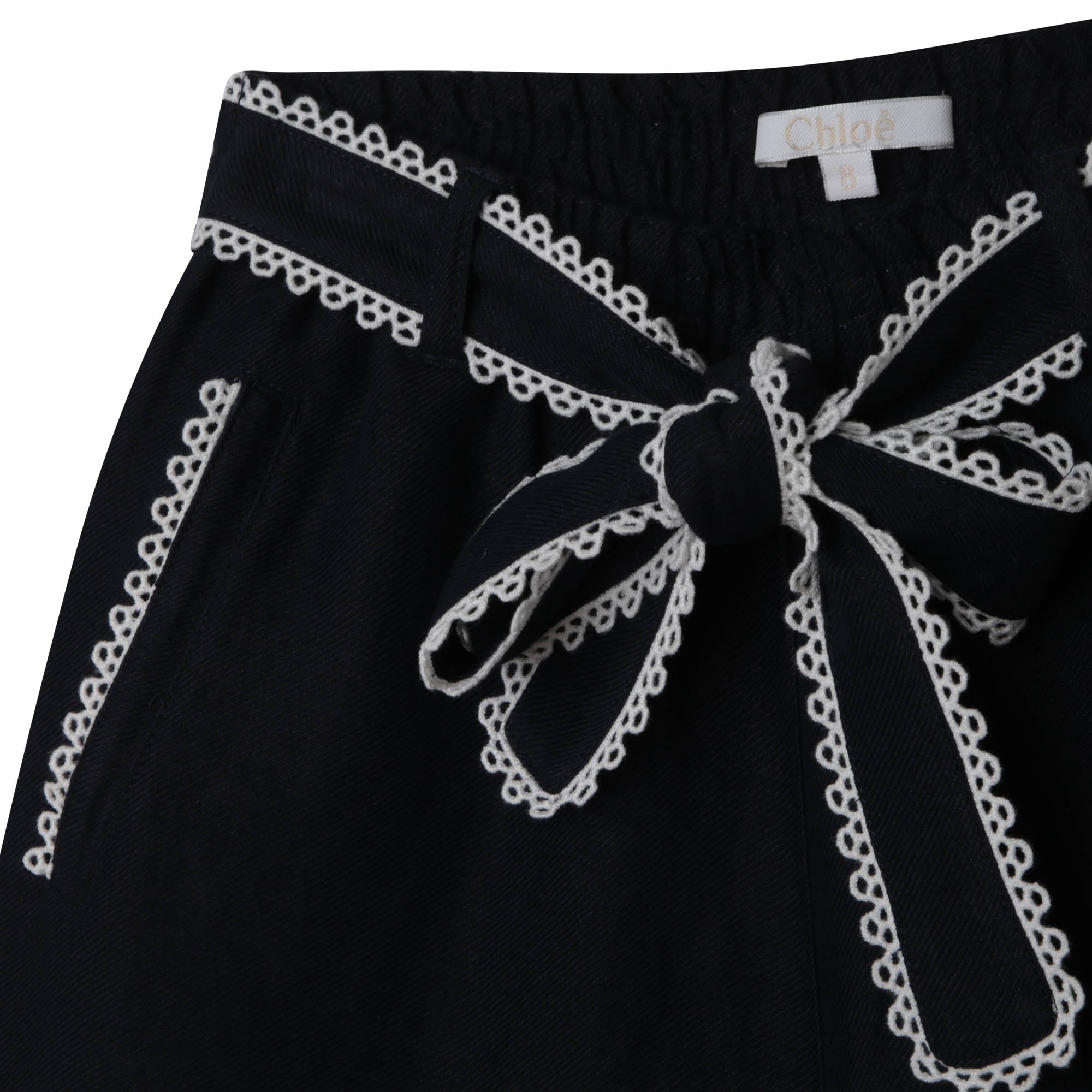 Short en lin - Bleu amiral