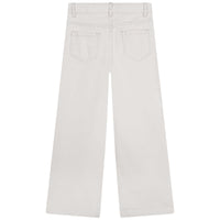 5-pocket twill trousers - Ivory denim
