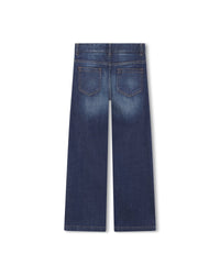 Pantalon denim en coton - Denim Blue