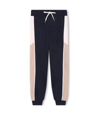 Pantalon de jogging en coton - Bleu amiral