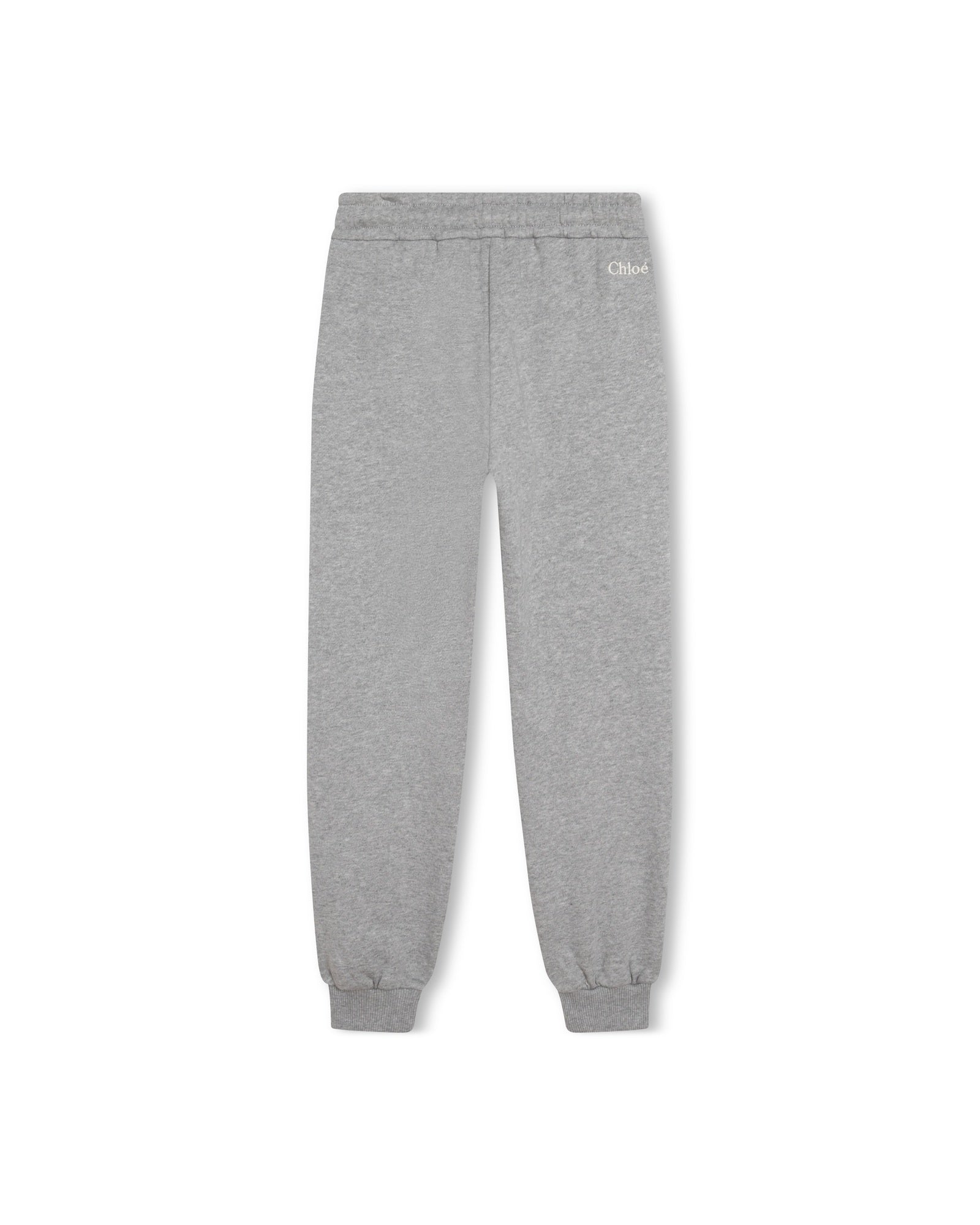 Pantalon de jogging en coton - Gris chiné