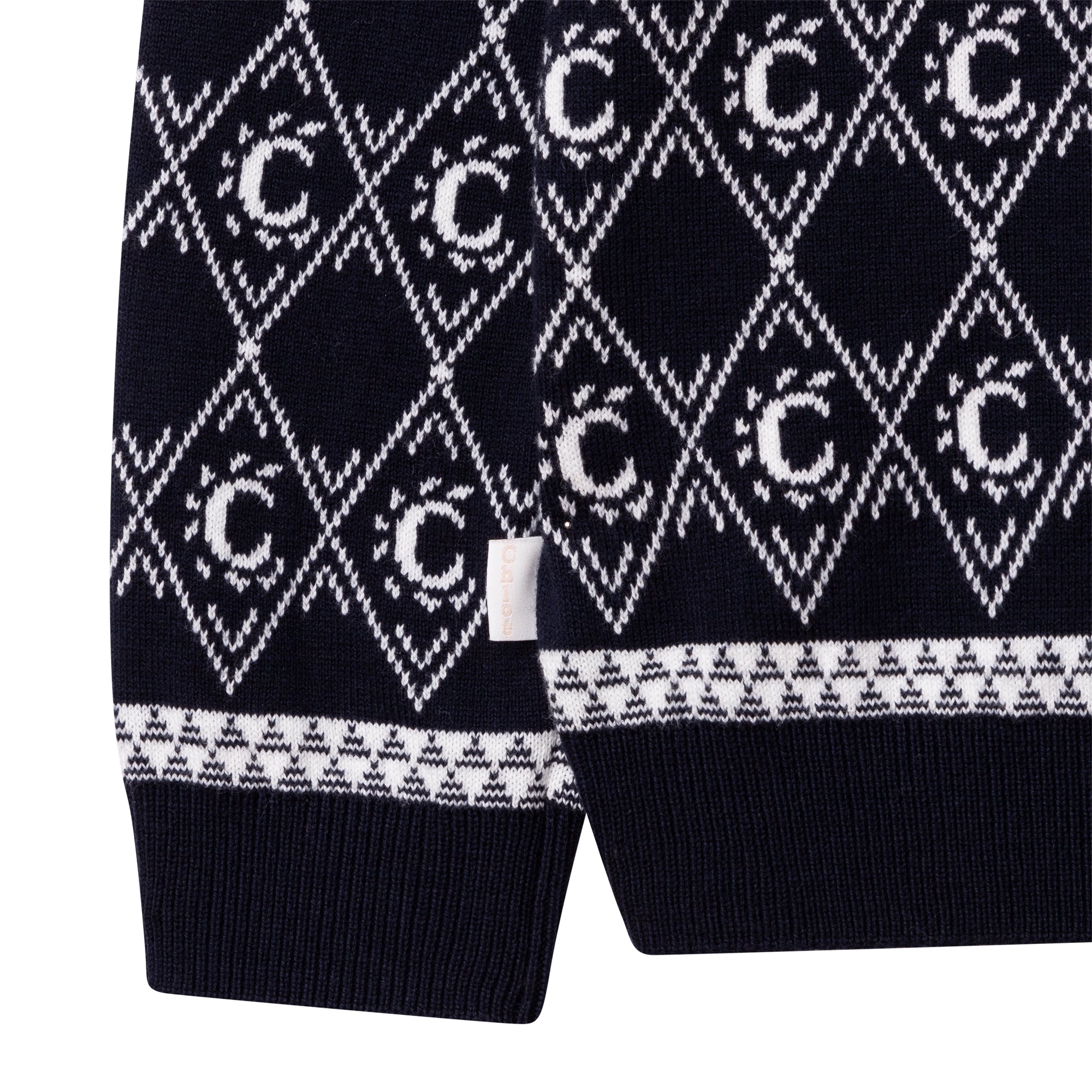 Pull à capuche en coton - Bleu amiral