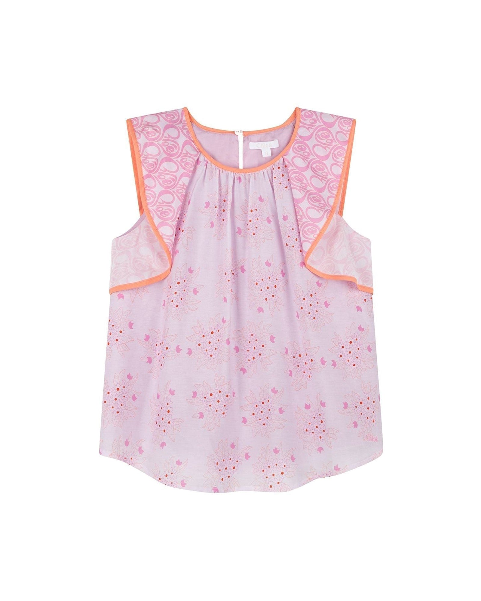 Blouse en soie mélangée - Rose rouge