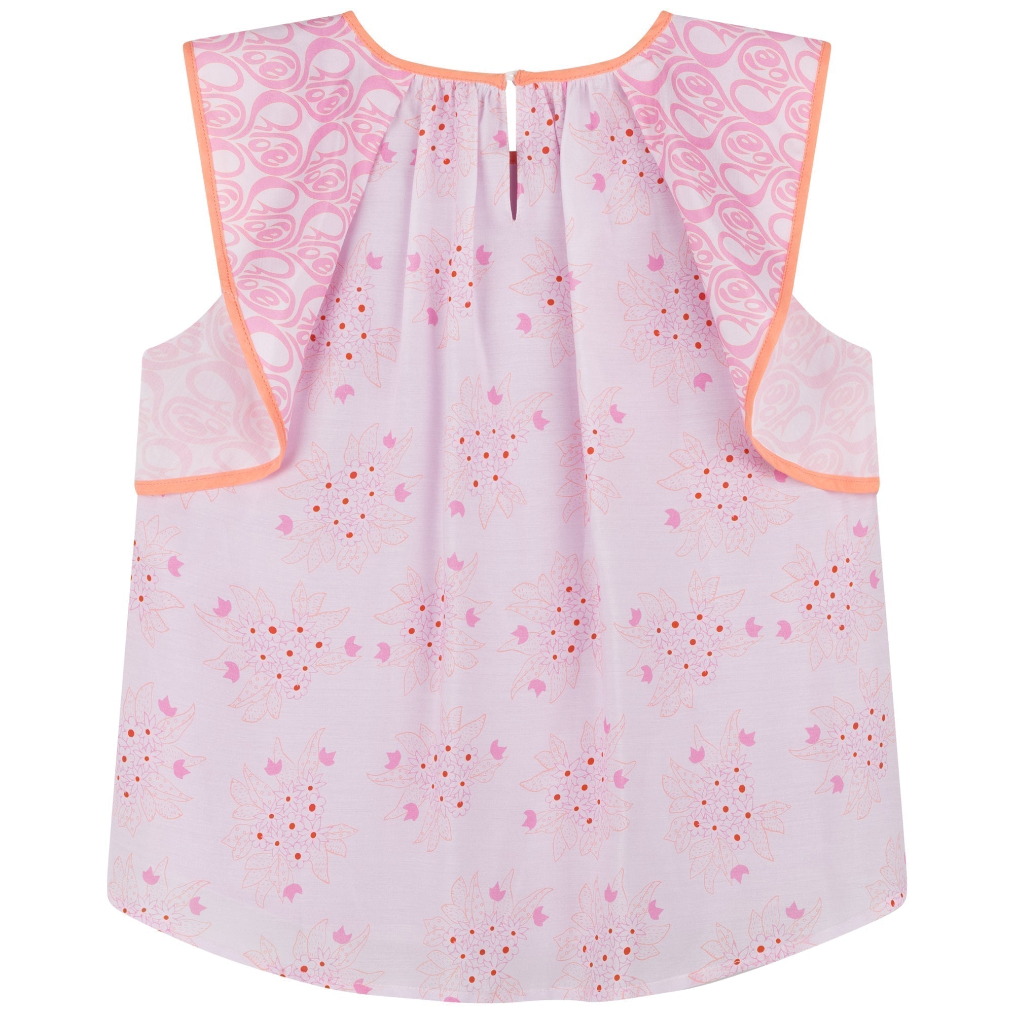 Blouse en soie mélangée - Rose Rouge