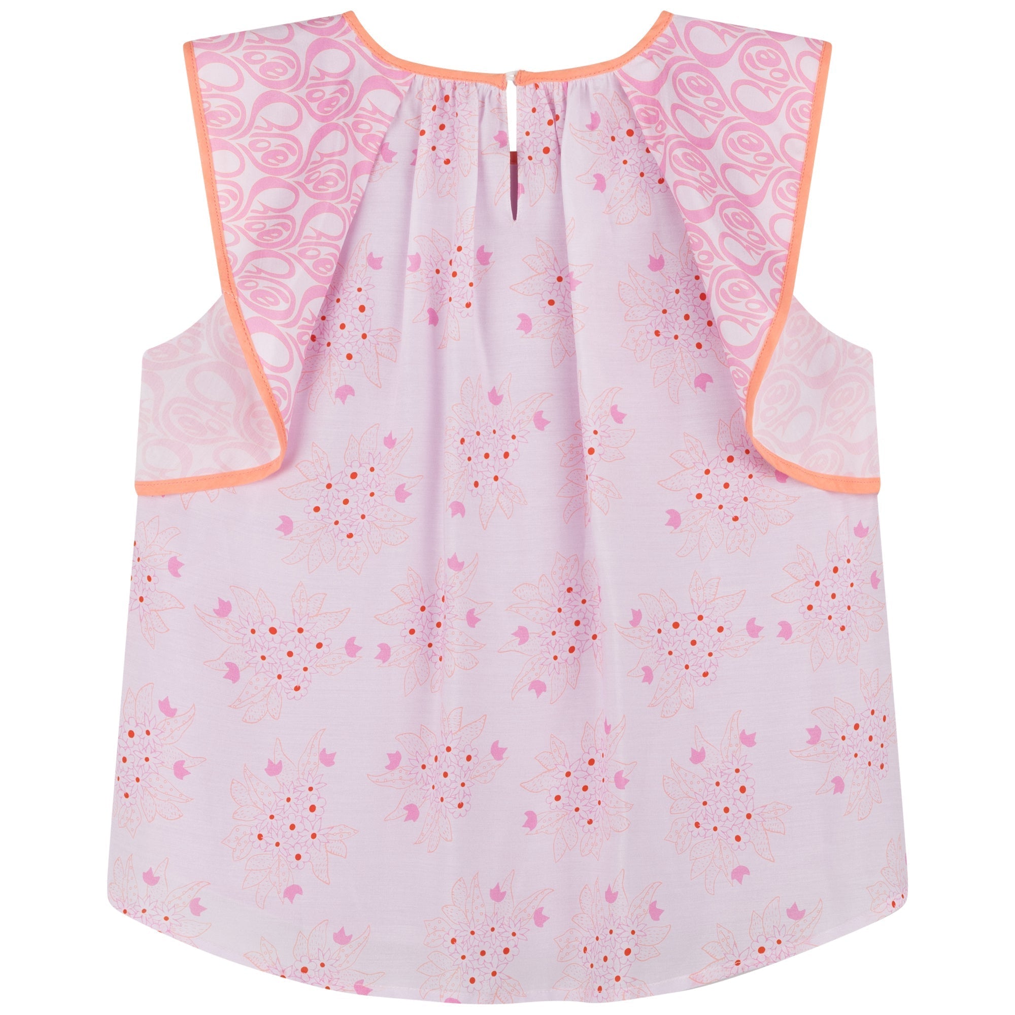 Blouse en soie mélangée - Rose rouge