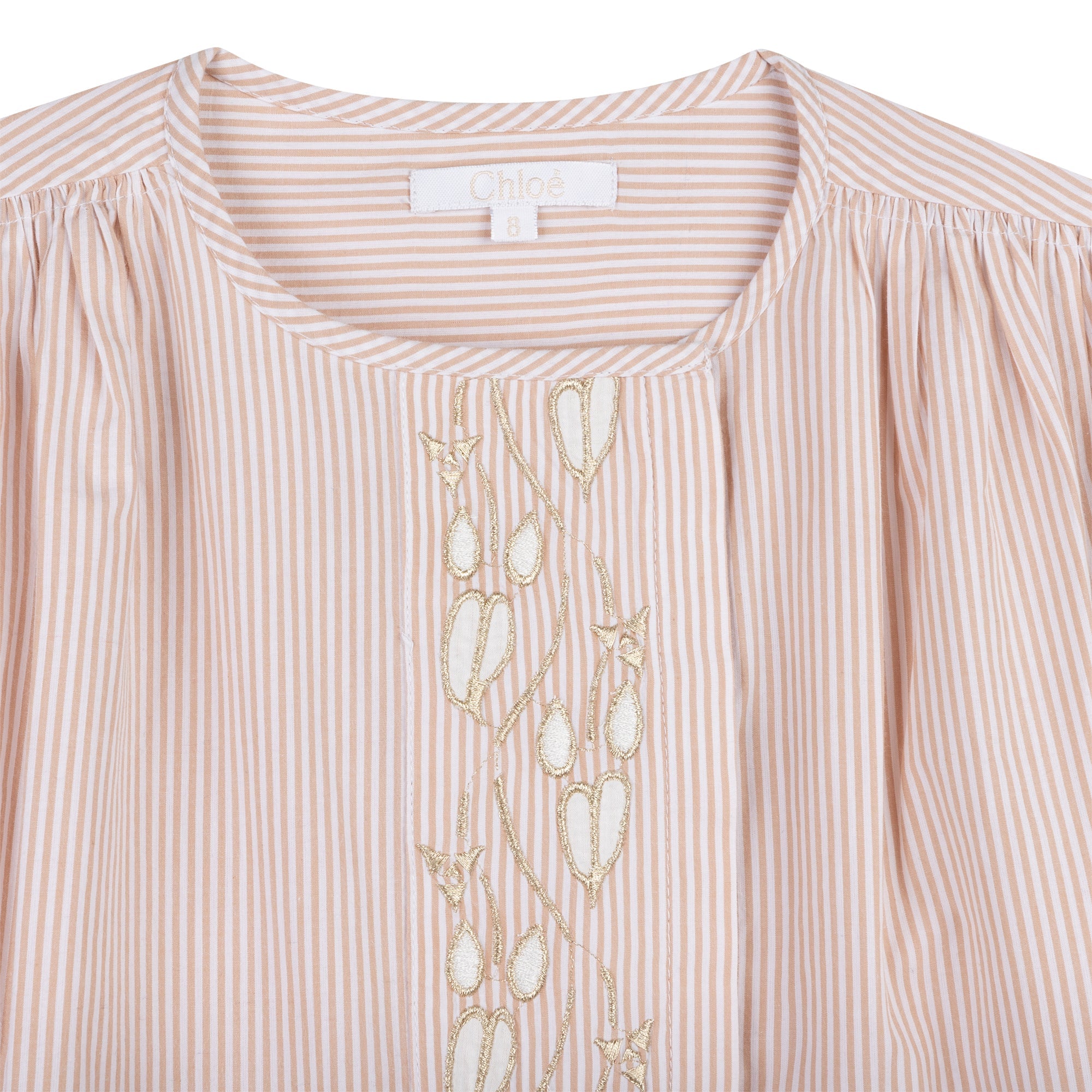 Pantalon en velours côtelé - Rayure Beige