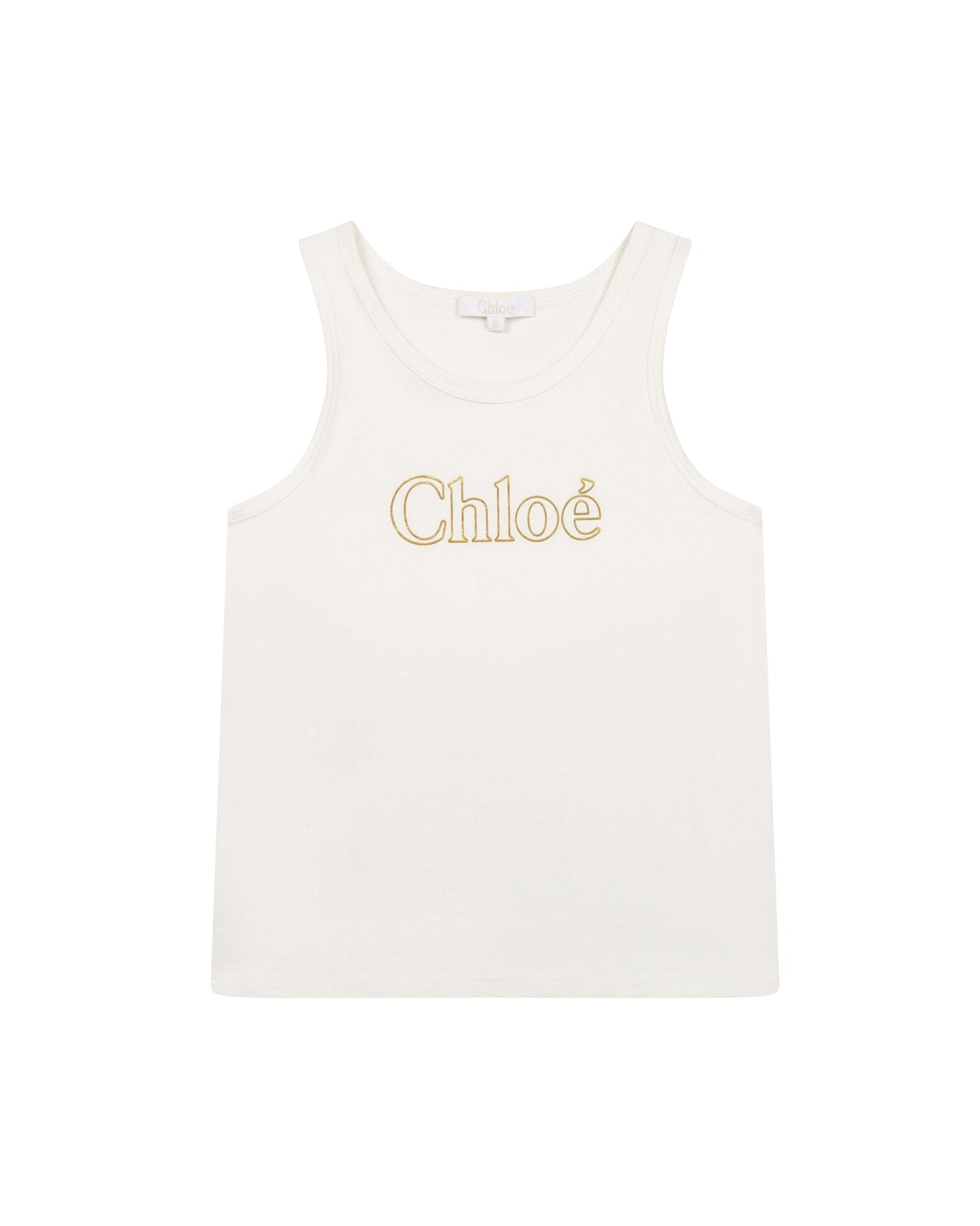 Tank top with cotton logo - Off White