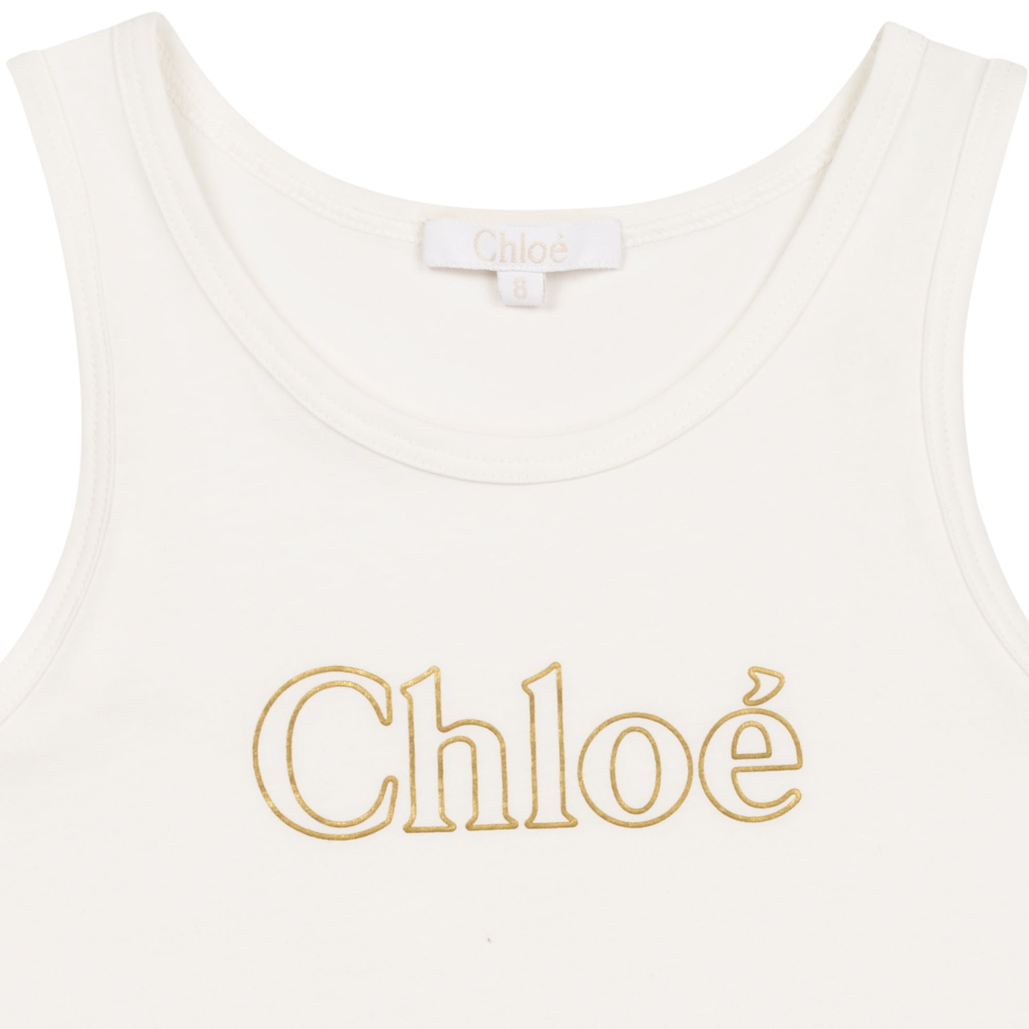 Tank top with cotton logo - Off White