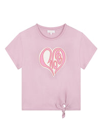 T-Shirt big Heart - Mauve