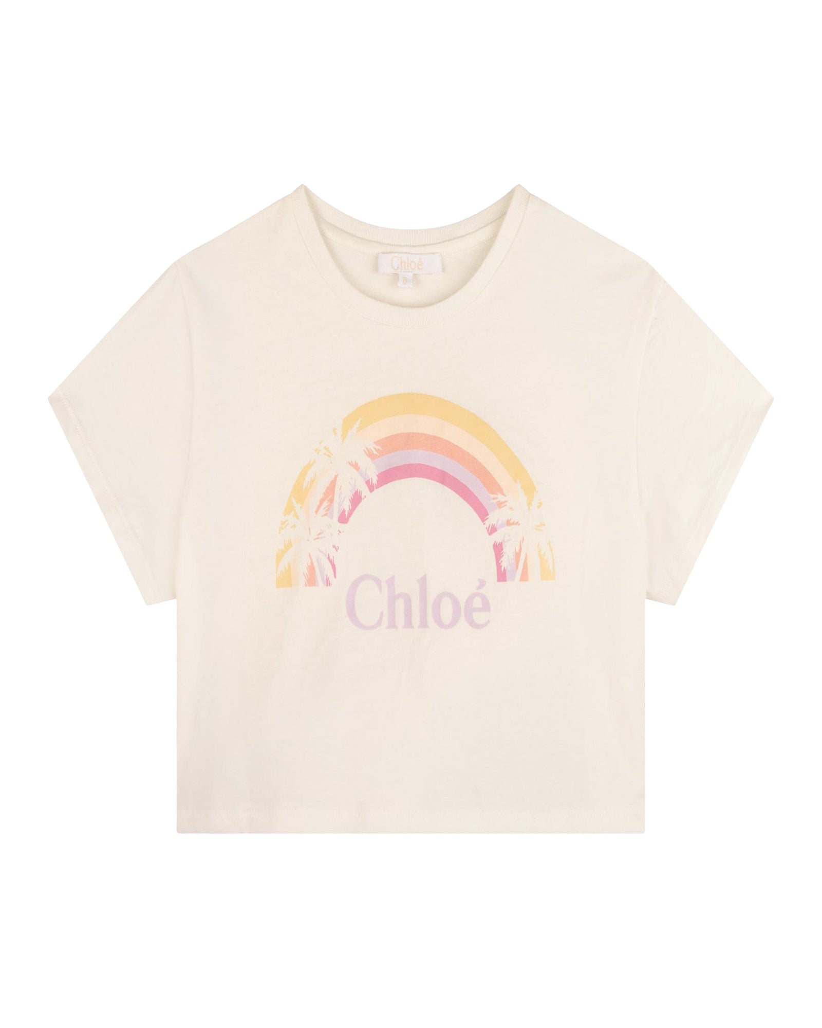 Cotton rainbow T-shirt - Off White
