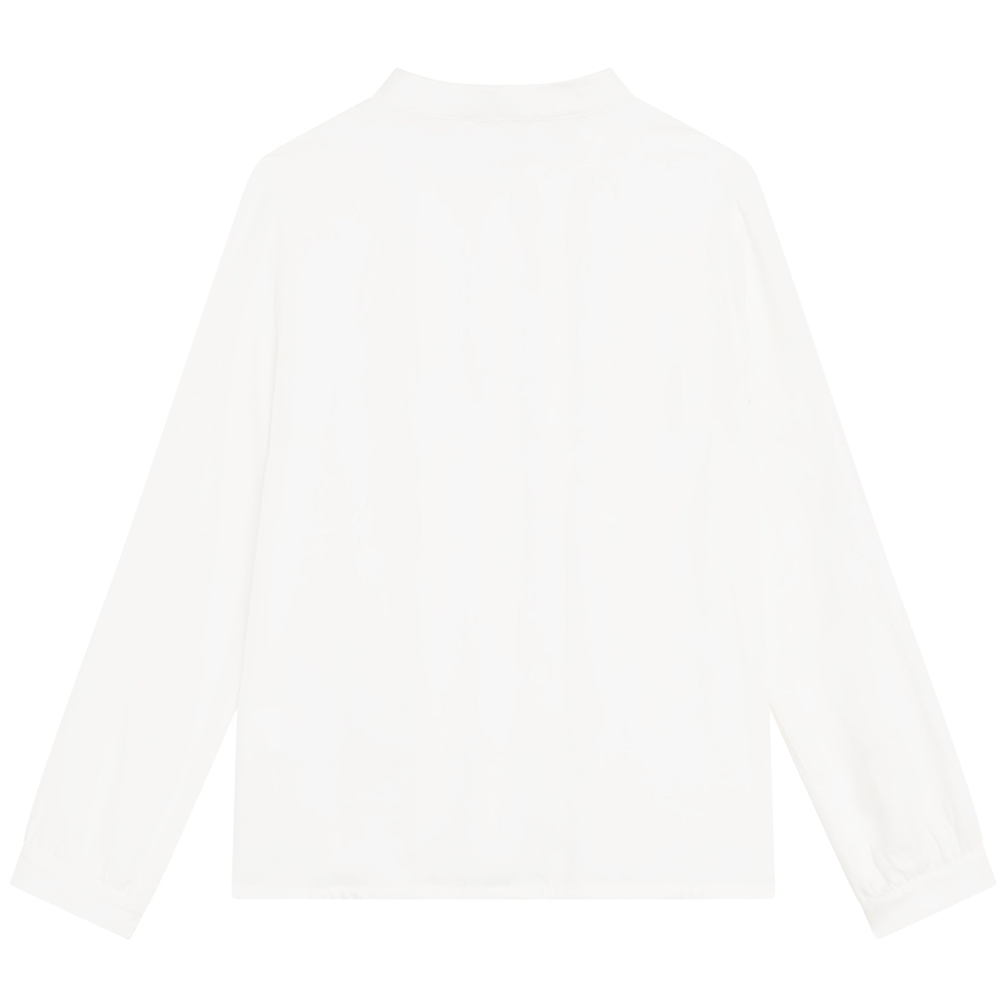 Blouse à coquille brodées - Offwhite