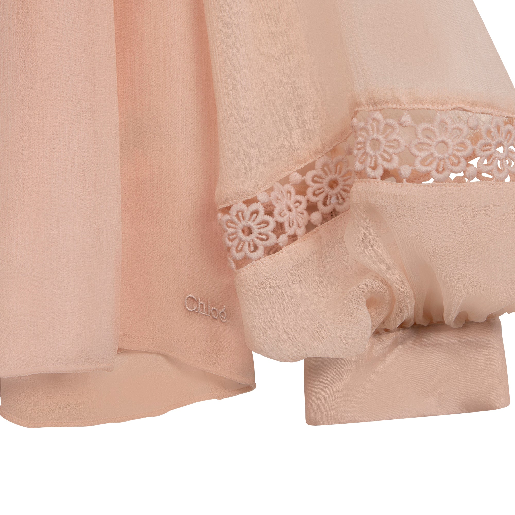Silk crepon blouse - Bois de Rose