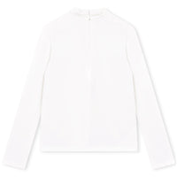 Sous-pull à broderie anglaise - Offwhite